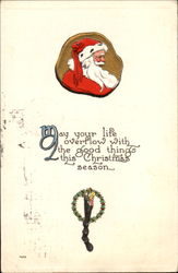 Small Santa Postcard