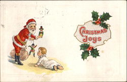 Christmas Joys Santa Claus Postcard Postcard