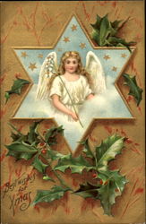 Best Wishes For Xmas Postcard