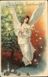 Christmas Greetings Postcard