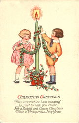 Christmas Greetings Postcard