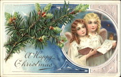 A Happy Christmas Postcard