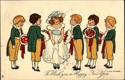 To Wish You A Happy New Year Postcard