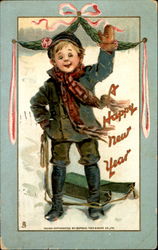 A Happy New Year Postcard