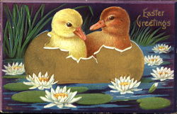 Easter Greetings Postcard