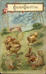 Easter Greetings Postcard