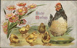 Easter Greetings Postcard