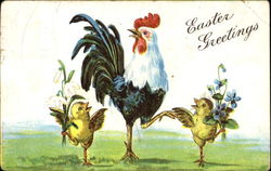 Easter Greetings Postcard