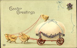 Easter Greetings Postcard