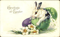 Greetings At Easter Postcard