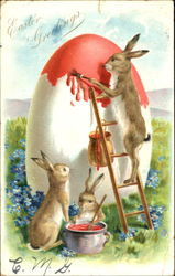 Easter Greetings Postcard