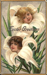 Easter Greetings Postcard