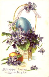 A Happy Easter To You Postcard