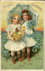 Easter Greetings Postcard