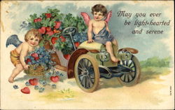 May You Ever Be Light Hearted And Serene Postcard