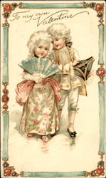 To My Own Valentine Children Postcard Postcard