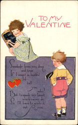 To My Valentine Postcard