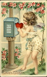 Love's Token Children Postcard Postcard