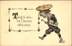 Tandy's Nice, But I Knows Who's Nicer Children Postcard Postcard