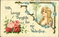 To My Valentine Postcard