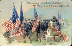 Old Glory Postcard