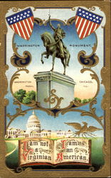 Washington Monument President's Day Postcard Postcard