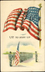 Up To Stay Up Postcard