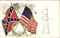 Confederate Flag Postcard