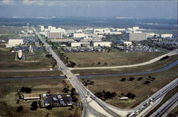 Johnson Space Center Aerial Scene Postcard