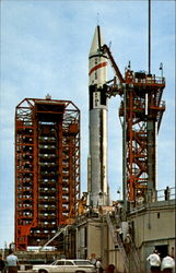 John F. Kennedy Space Center N. A. S. A Space & Rockets Postcard Postcard