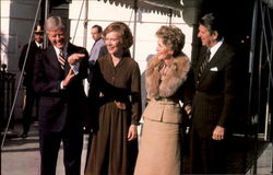 When The Reagans Visited Washington Shortly After The Election Ronald Reagan Postcard Postcard