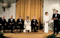 President And Nancy Reagan Pay Tribute To National Leaders Of The Arts Ronald Reagan Postcard Postcard