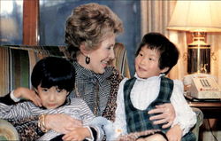 First Lady Nancy Reagan Invited Lee Kil Woo Postcard