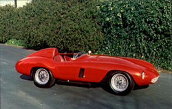 1954 Ferrari 750 Monza Sports Racing Car Postcard