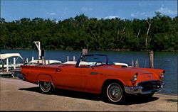 1957 Ford thunderbird Roadster Postcard