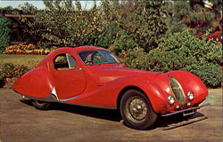 1938 Talbot-Lago T-150 C Cars Postcard Postcard