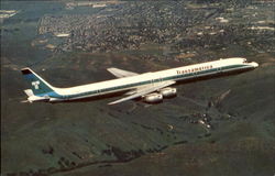 Transamerica Airlines Aircraft Postcard Postcard