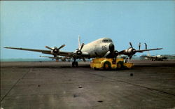 GN.5- The line Crew At Naval Air Station Aircraft Postcard Postcard