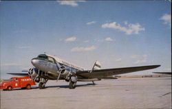 Ozark Air Lines Douglas DC-3 Aircraft Postcard Postcard