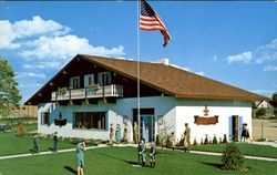 Frankenmuth Scout Building Girl Scouts Postcard Postcard