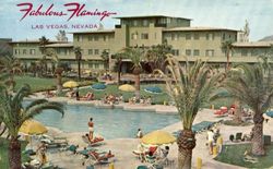 Fabulous Flamingo Hotel Postcard