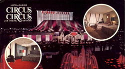 Hotel Casino Circus Circus Postcard