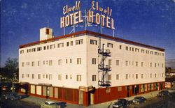 Hotel Elwell, S. 1st and Carson Sts Postcard