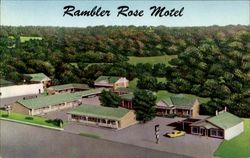 Rambler Rose Motel, Intersection 431 and 62 Central City, KY Postcard Postcard