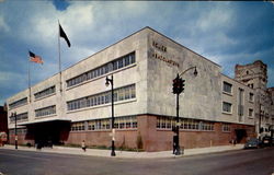 Louisville's New Ultra-Modern, Police Headquarters Building Kentucky Postcard Postcard