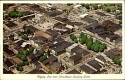 Flying Low Over Downtown Bowling Green Kentucky Postcard Postcard