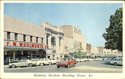 Business Section Bowling Green, KY Postcard Postcard