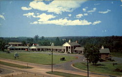 Colonial Motor Court Postcard