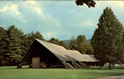 Campground Program Shelter And Campground Store, Great Smoky Mountains National Park Postcard