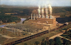 River Bend Steam Plant No. 1 Postcard